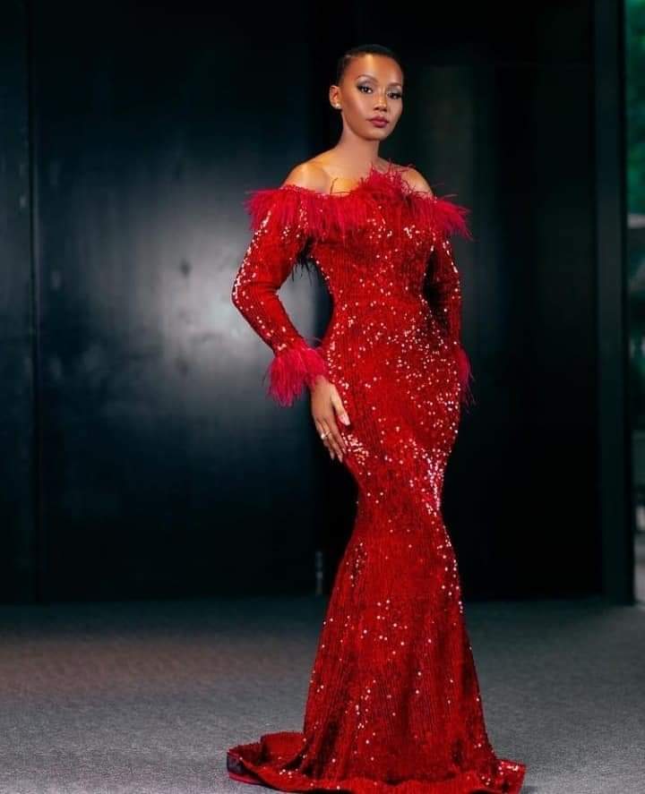 Elegant Lace Gown - B-Wear Ready-To-Wear Collection